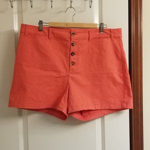 Button up high waisted shorts Old Navy